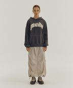 FIRE SUADE HOODIE [PIGMENT BLACK]