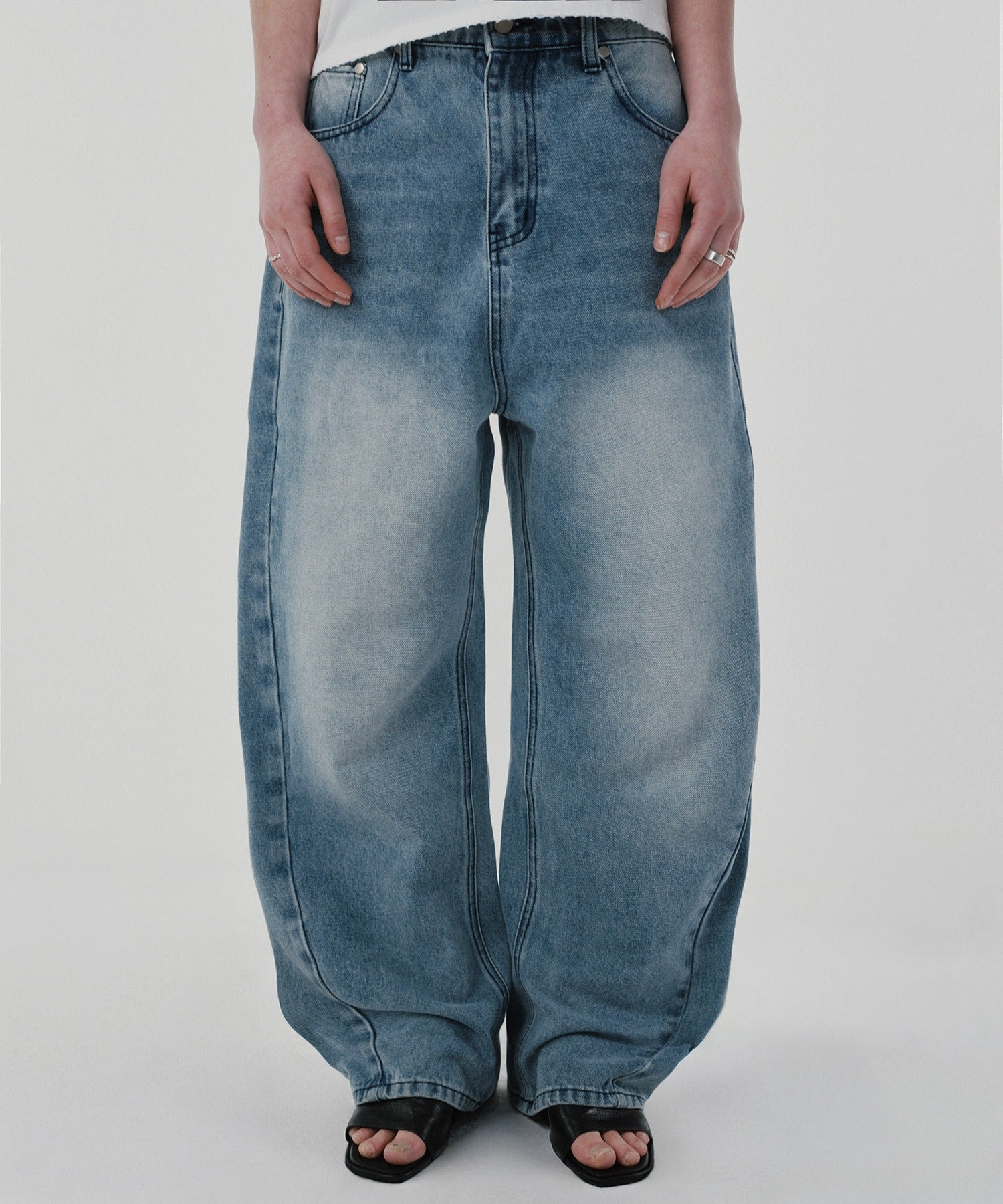 CINCH BACK DENIM [LIGHT BLUE]