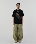 HUH!! CAPYBARA TEE [BLACK]
