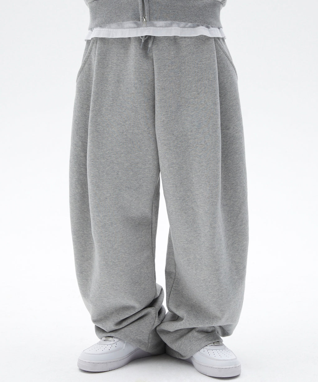 TWO TUCK LONG PANTS [GRAY]