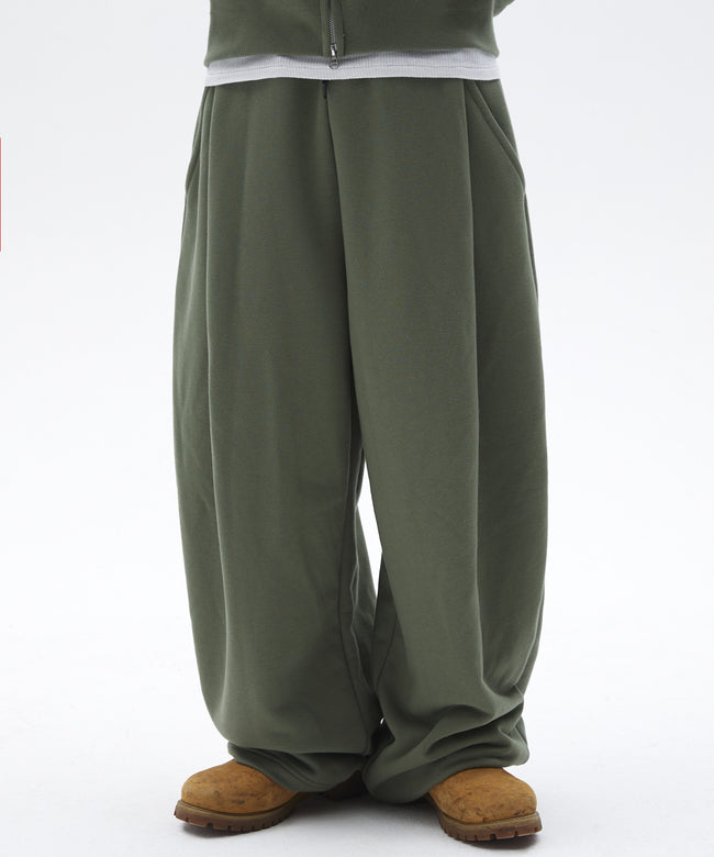 TWO TUCK LONG PANTS [KHAKI] Main Image