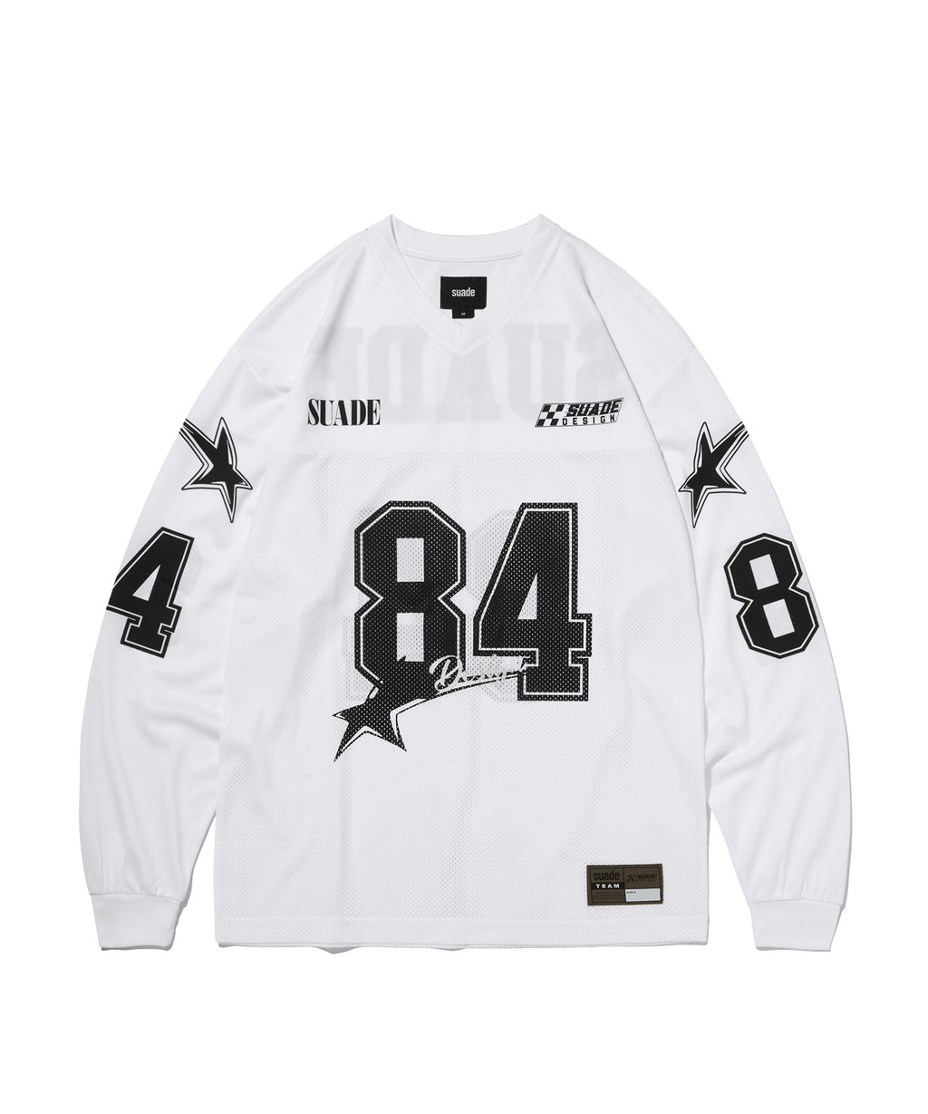 84 STAR RACING LONG SLEEVE [WHITE]