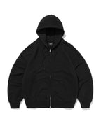 NORMAL HOOD ZIP UP [BLACK]
