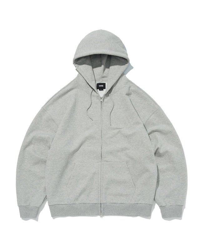 NORMAL HOOD ZIP UP [GRAY] Hover Image