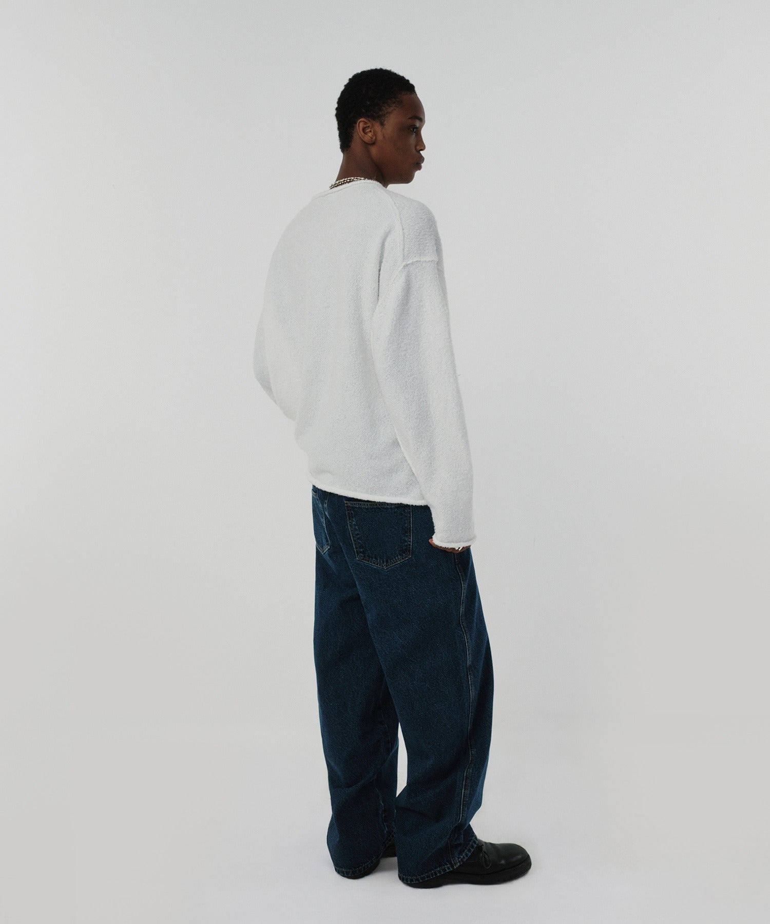 SHEARLING KNIT [WHITE]