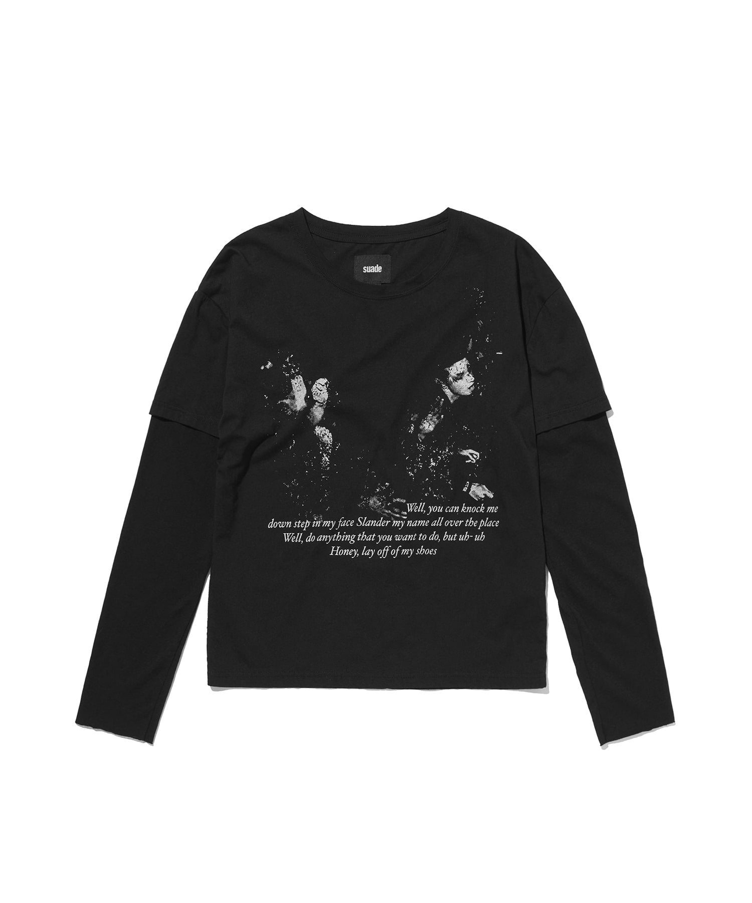 LAYERED LONG SLEEVE [BLACK]