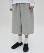CUT EDGE SWEAT SHORTS [GRAY]