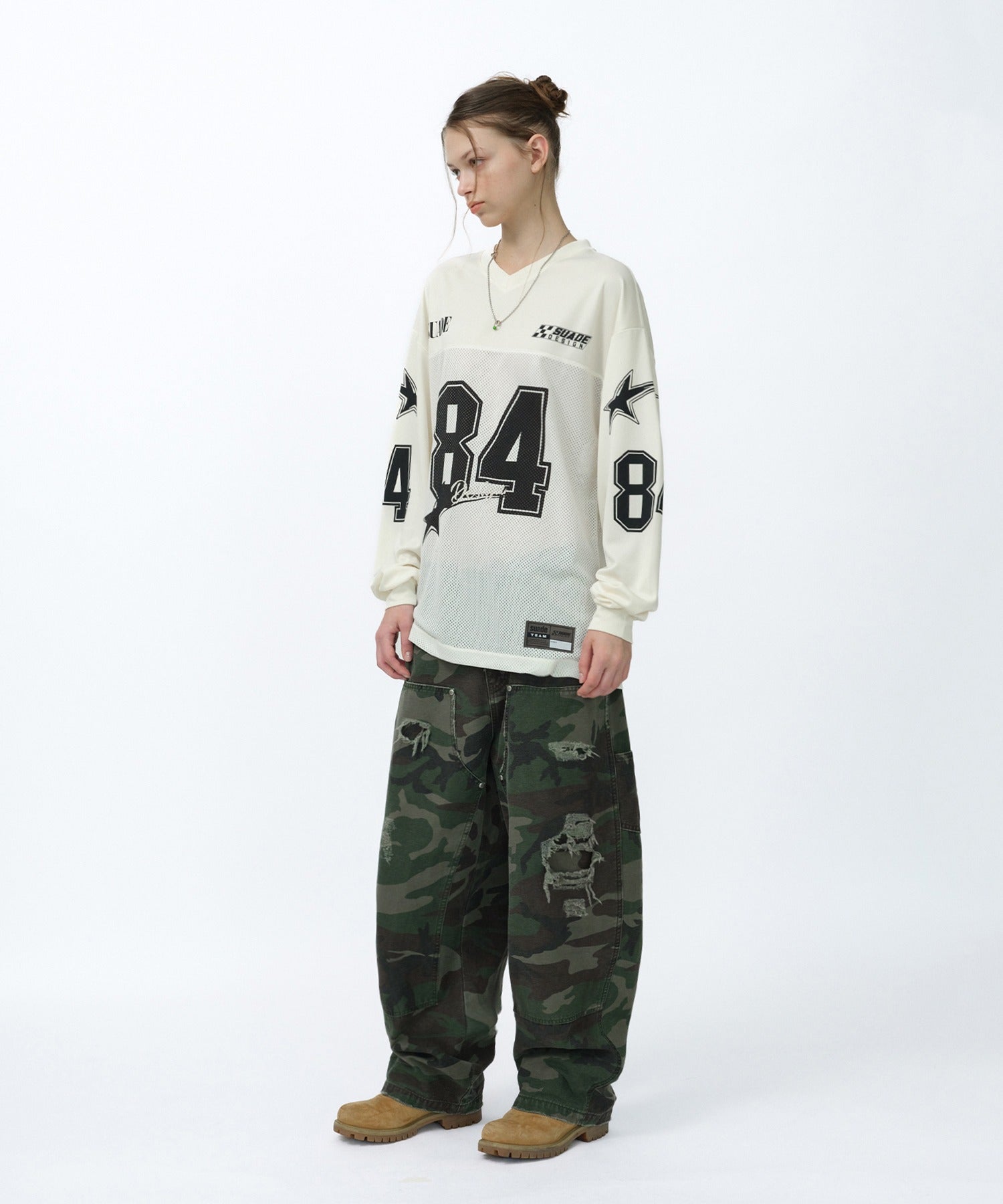 84 STAR RACING LONG SLEEVE [IVORY]