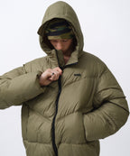 HOODED PUFFER JACKET [KHAKI]