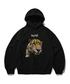 HUH!! LEOPARD HOODIE [BLACK]