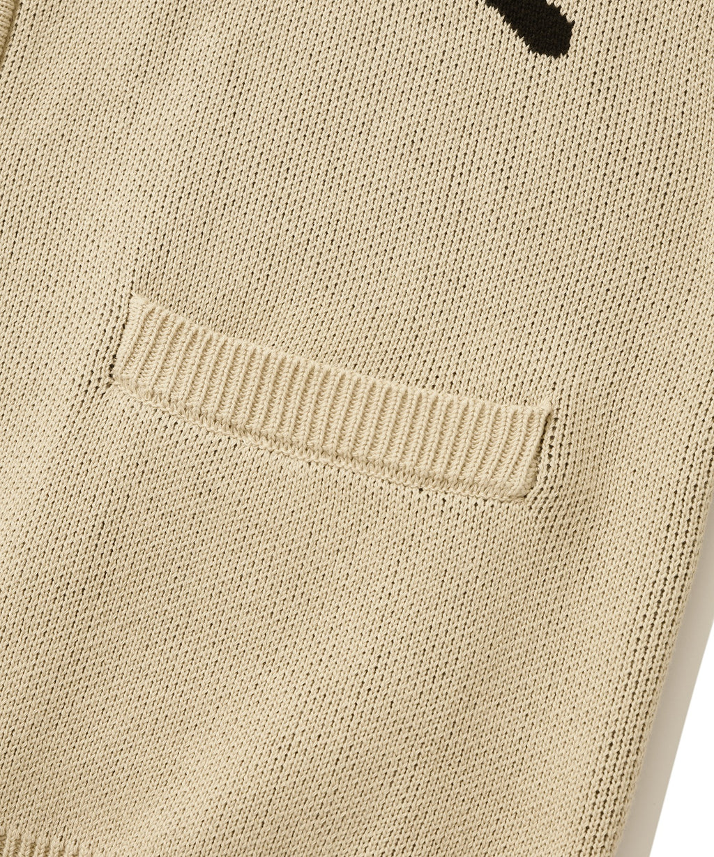 SKULL COWICHAN SWEATER [BEIGE]
