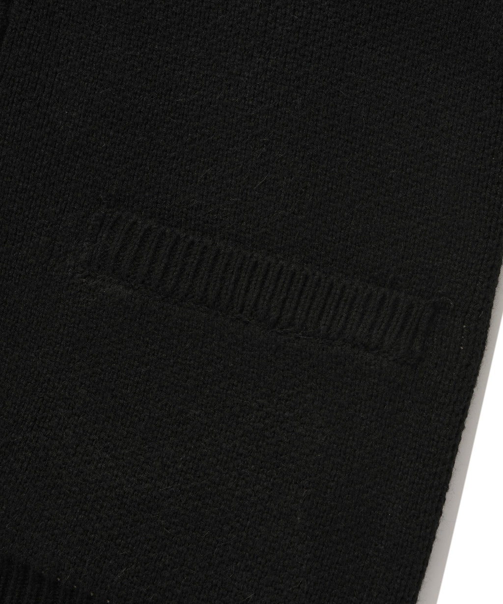 SKULL COWICHAN SWEATER [BLACK]