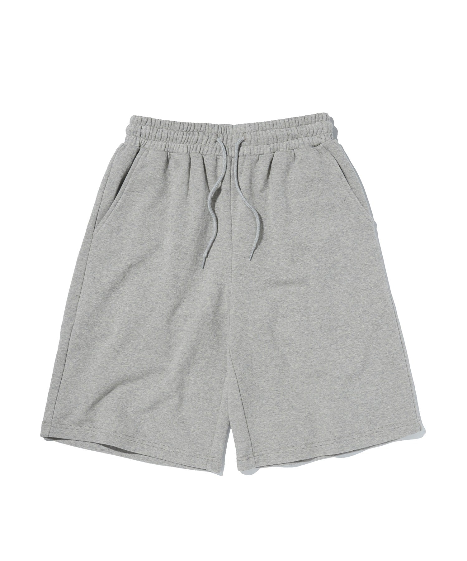 WIDE SWEAT SHORTS [GRAY]
