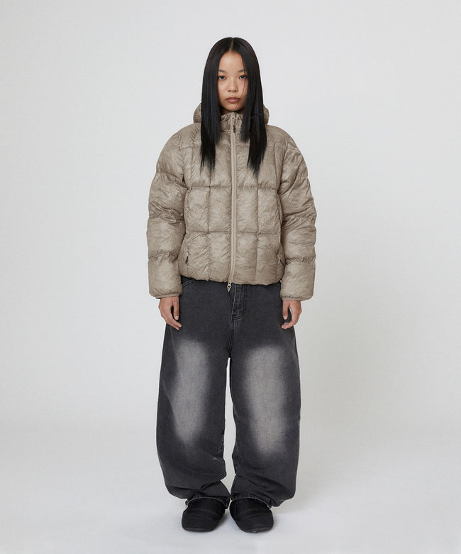 LIGHT PUFFER JACKET [BEIGE] Main Image