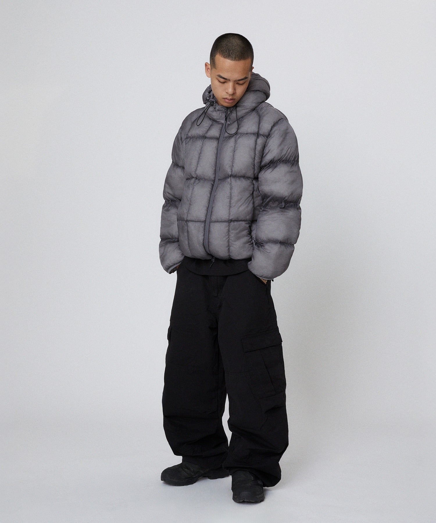 LIGHT PUFFER JACKET [GRAY]