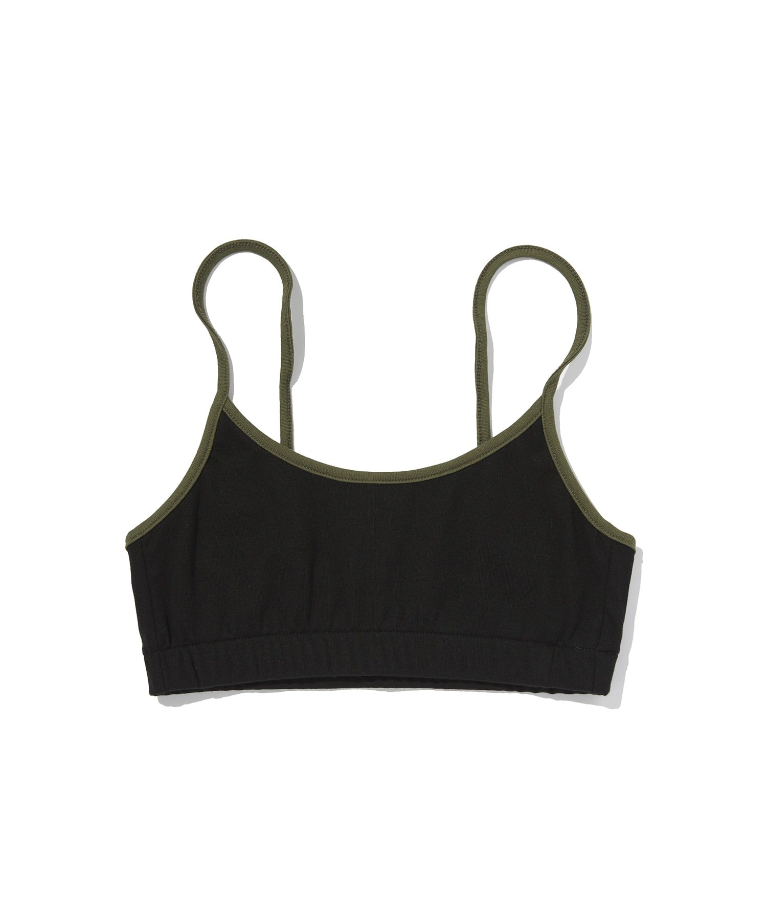 COLOR BLOCK SLEEVELESS [BLACK]
