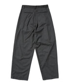 TWO TUCK STRIPE SLACKS [GRAY]
