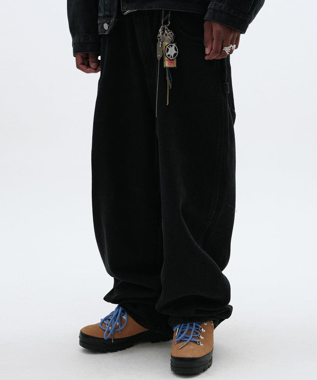 BAGGY DENIM [BLACK] Hover Image