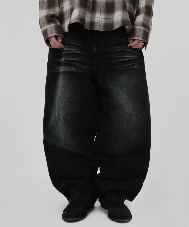 WRINKLE DENIM [BLACK] Main Image