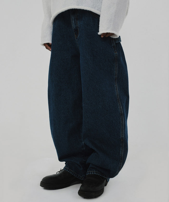 BAGGY DENIM [DARK BLUE] Hover Image