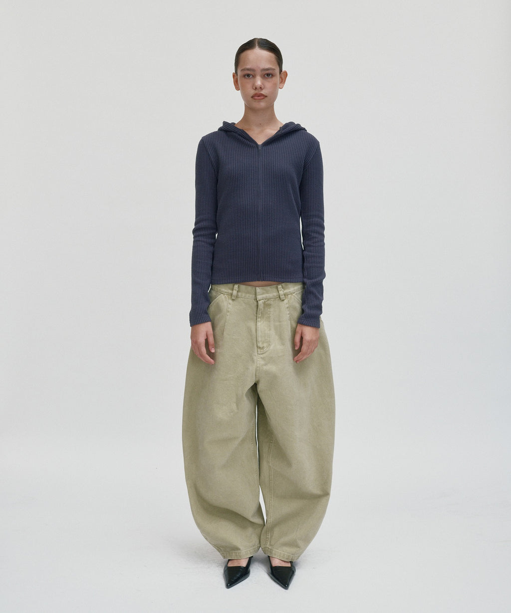 WIDE CHINO PANTS [KHAKI]