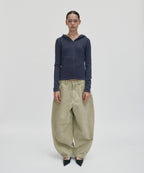 WIDE CHINO PANTS [KHAKI]