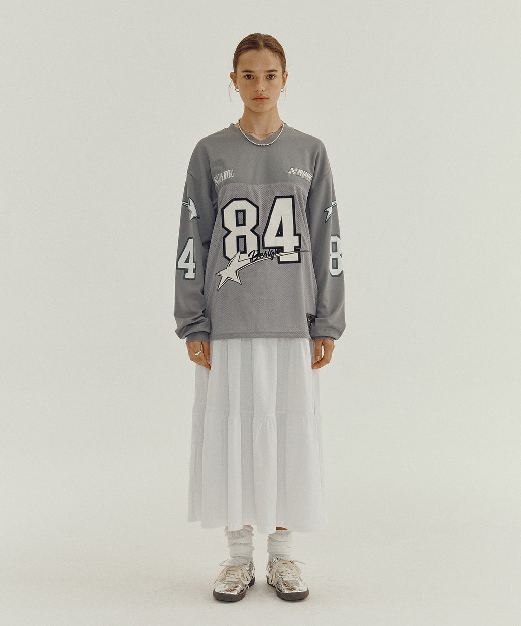 84 STAR RACING LONG SLEEVE [GRAY]