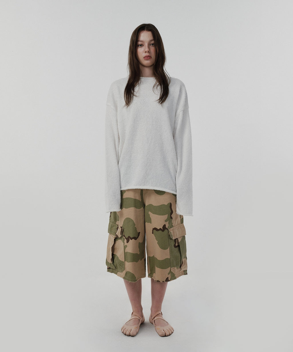 SHEARLING KNIT [WHITE]