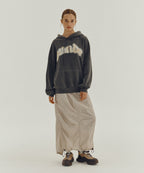 FIRE SUADE HOODIE [PIGMENT BLACK]