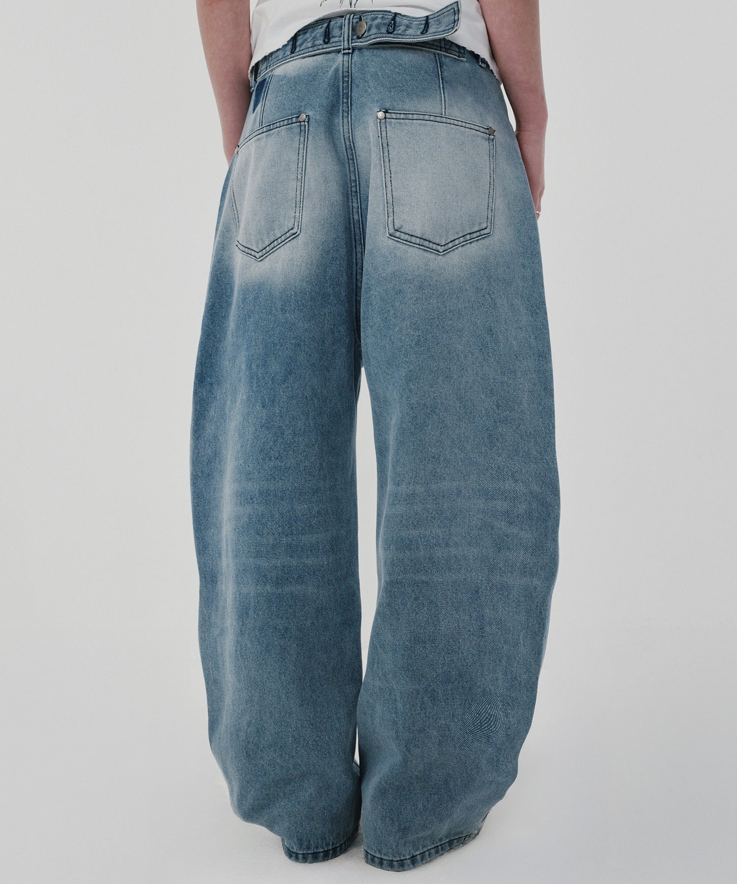 CINCH BACK DENIM [LIGHT BLUE]