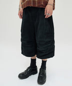 UTILITY CARGO SHORTS [BLACK]