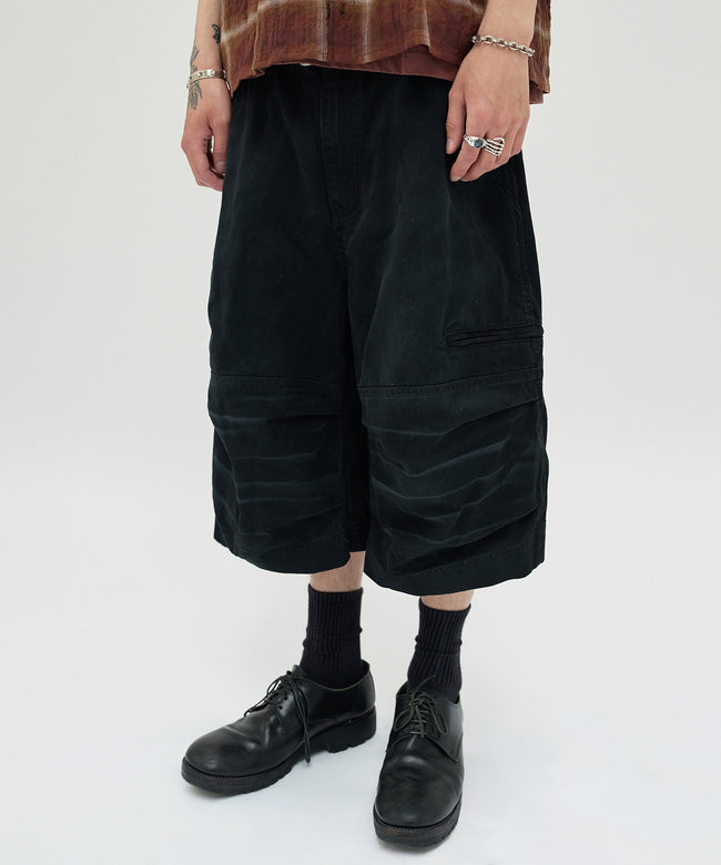 UTILITY CARGO SHORTS [BLACK] Hover Image