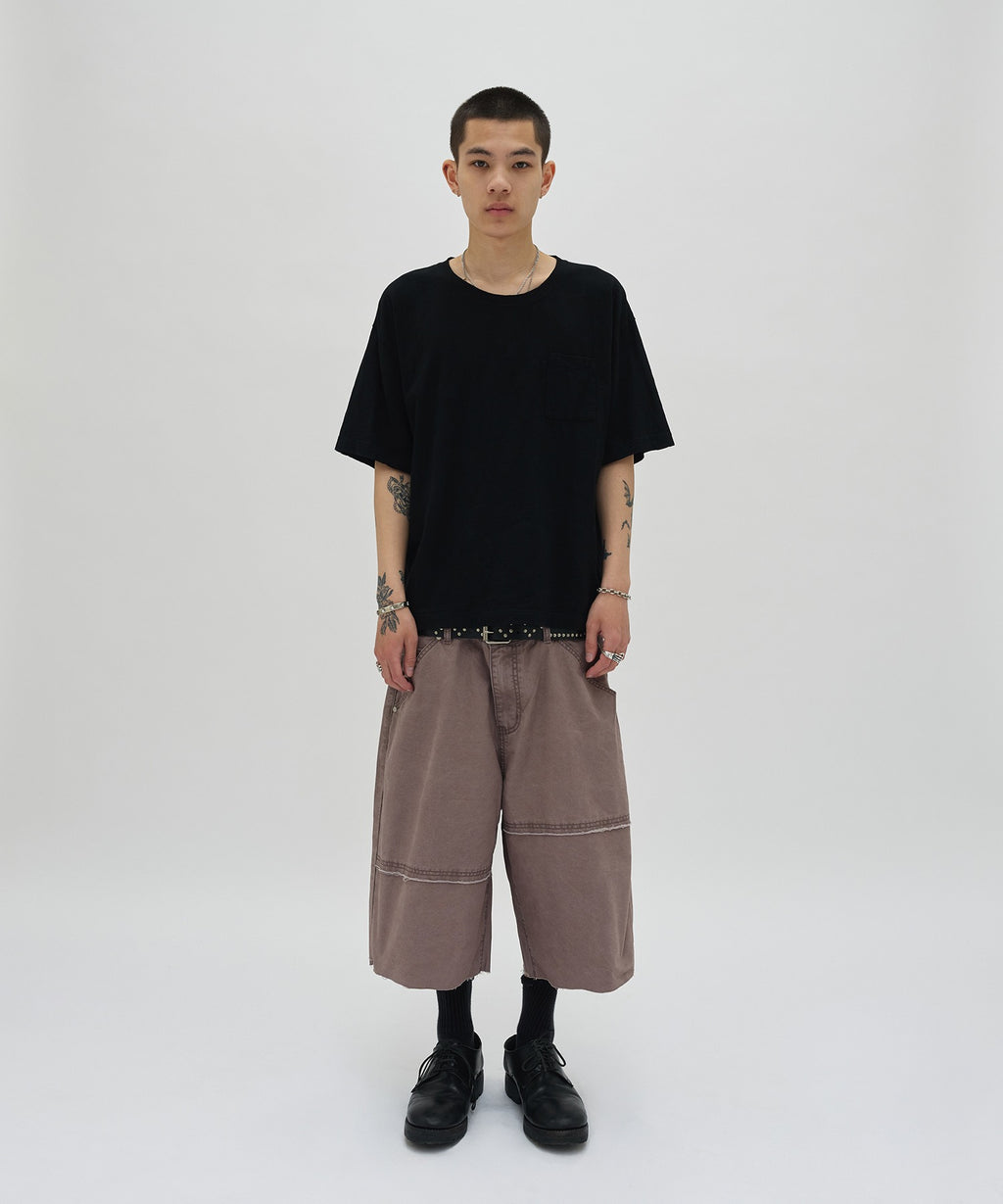 TEXTURED POCKET TEE [BLACK]
