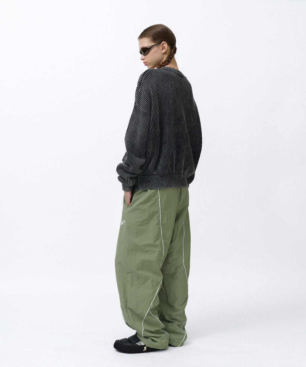 WASHED KNIT [BLACK]