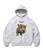 HUH!! LEOPARD HOODIE [MELANGE GRAY]