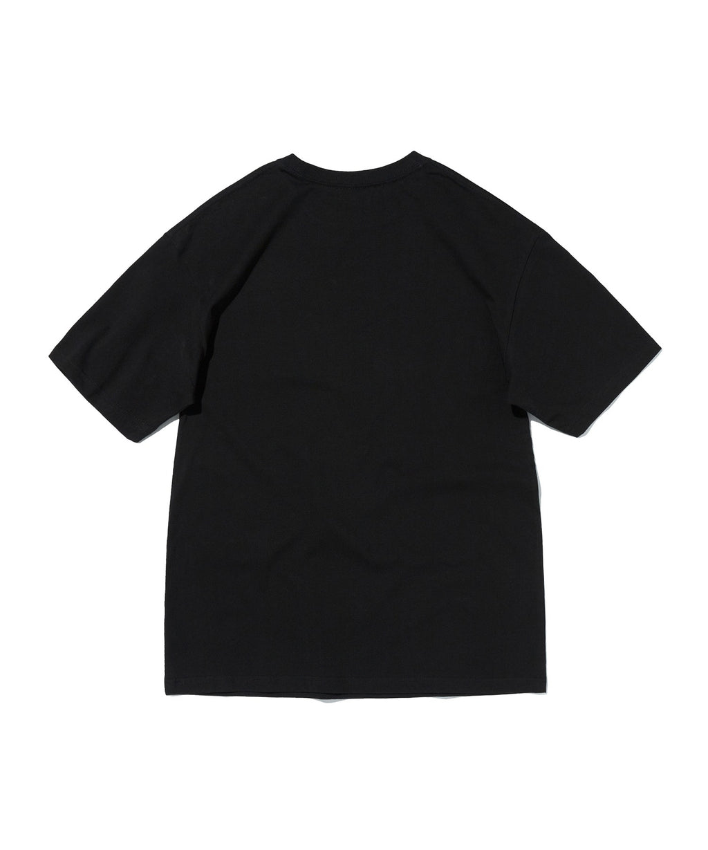 HUH!! LEOPARD TEE [BLACK]