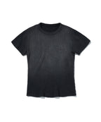 WASHED THERMAL LOGO TEE [BLACK]