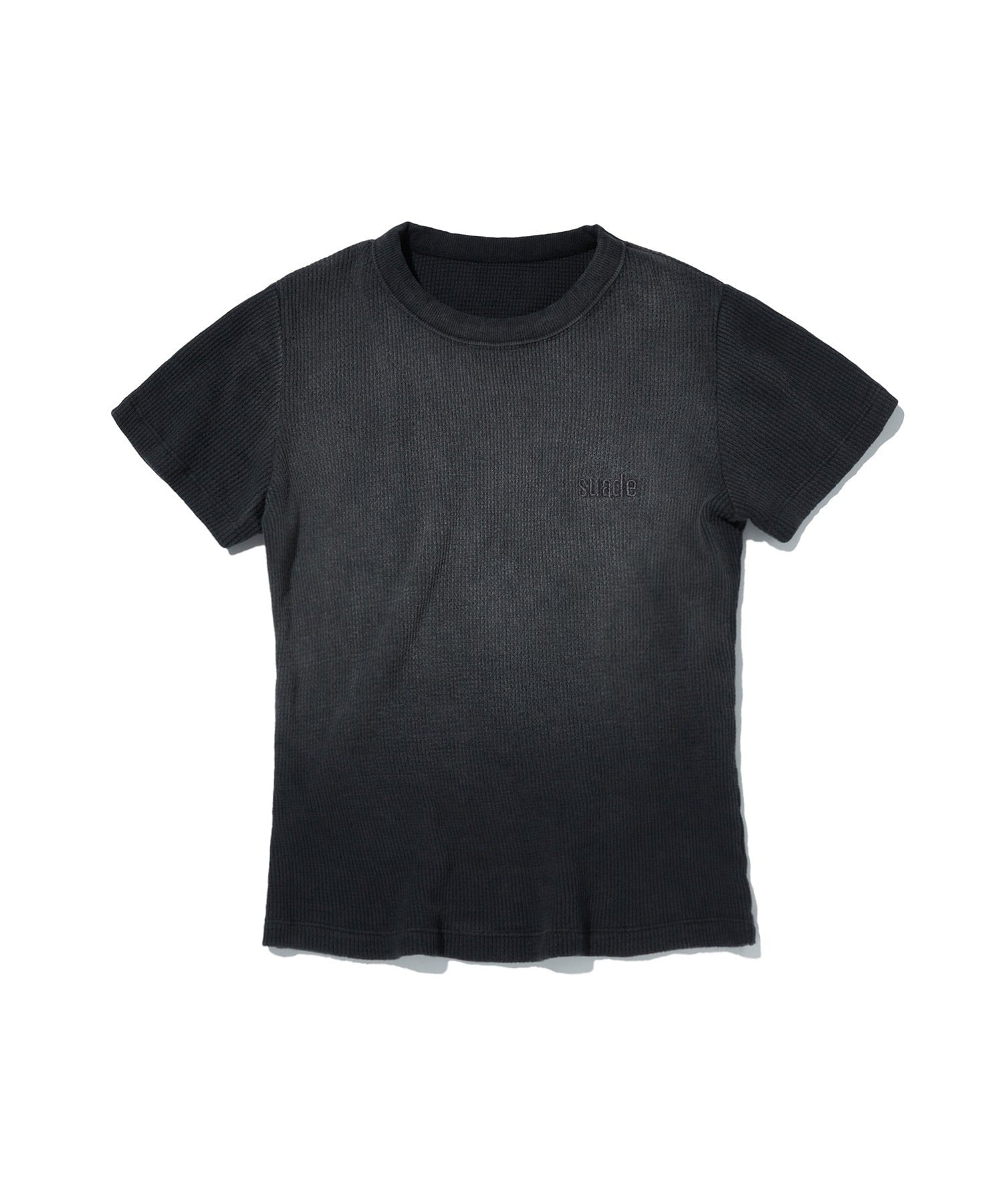 WASHED THERMAL LOGO TEE [BLACK]