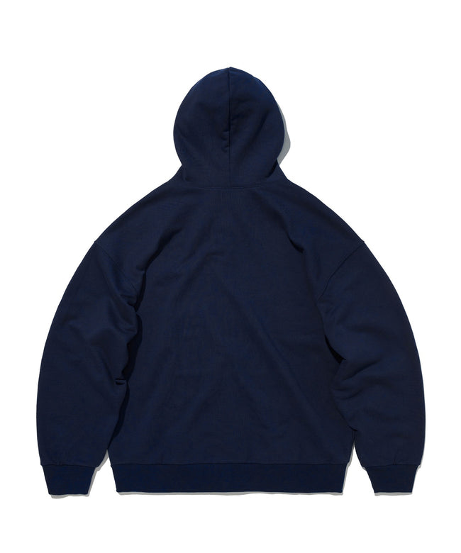 NORMAL HOOD ZIP UP [NAVY] Main Image