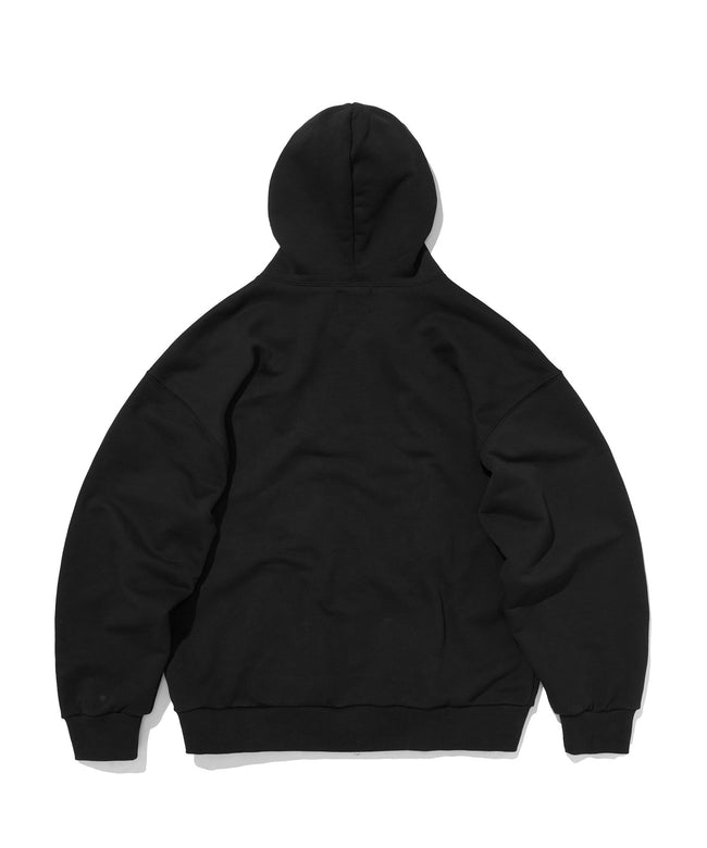 NORMAL HOOD ZIP UP [BLACK] Main Image