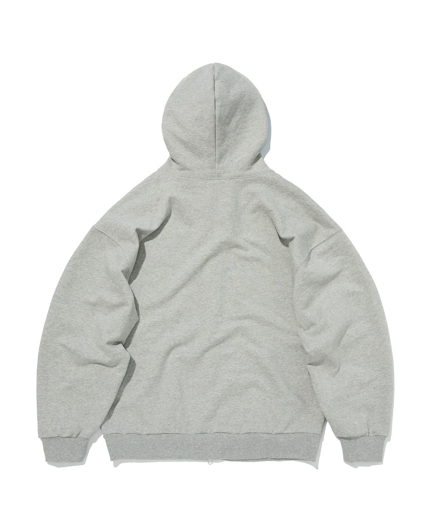 NORMAL HOOD ZIP UP [GRAY]