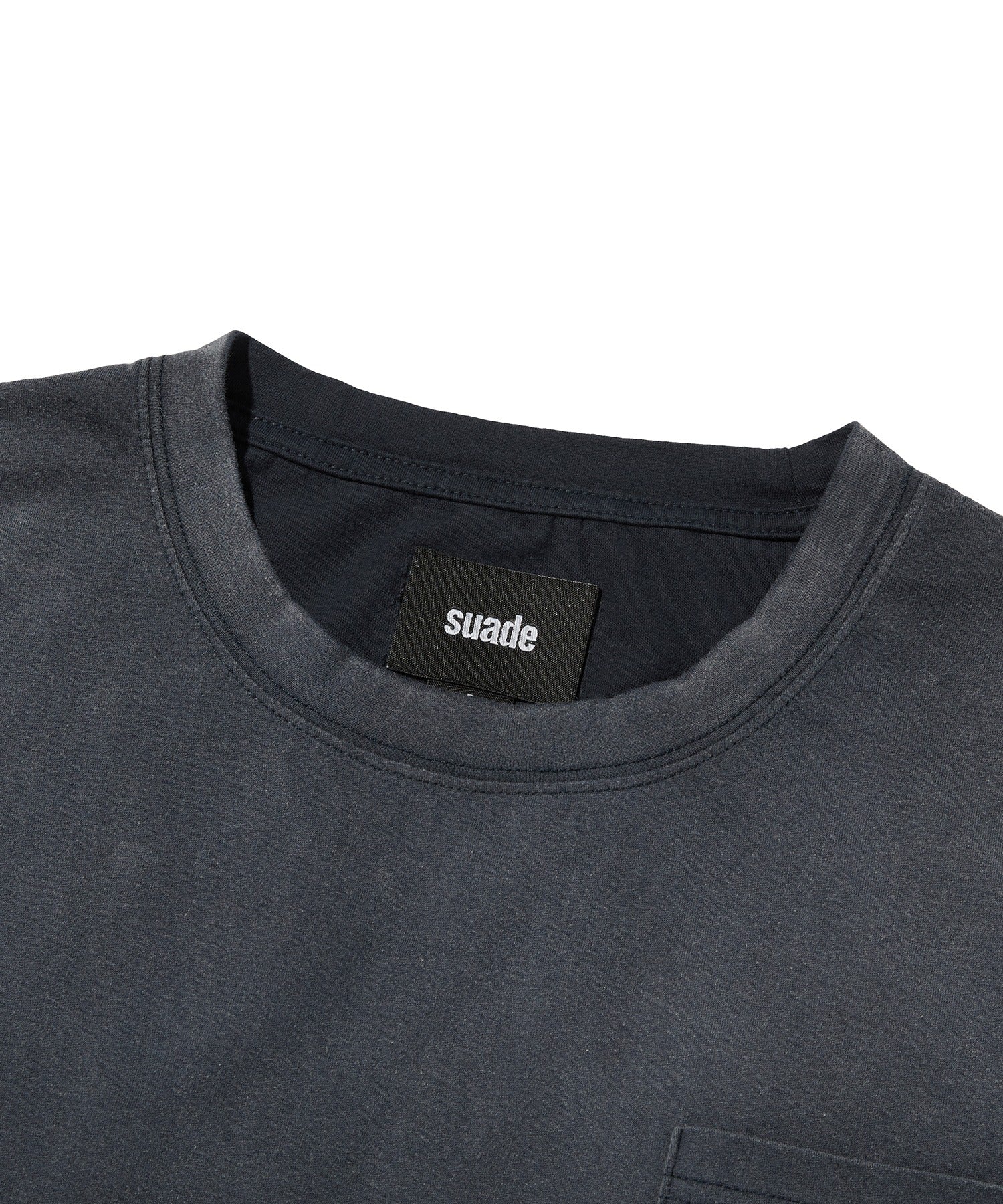 POCKET CROPPED TEE [WASHING NAVY]