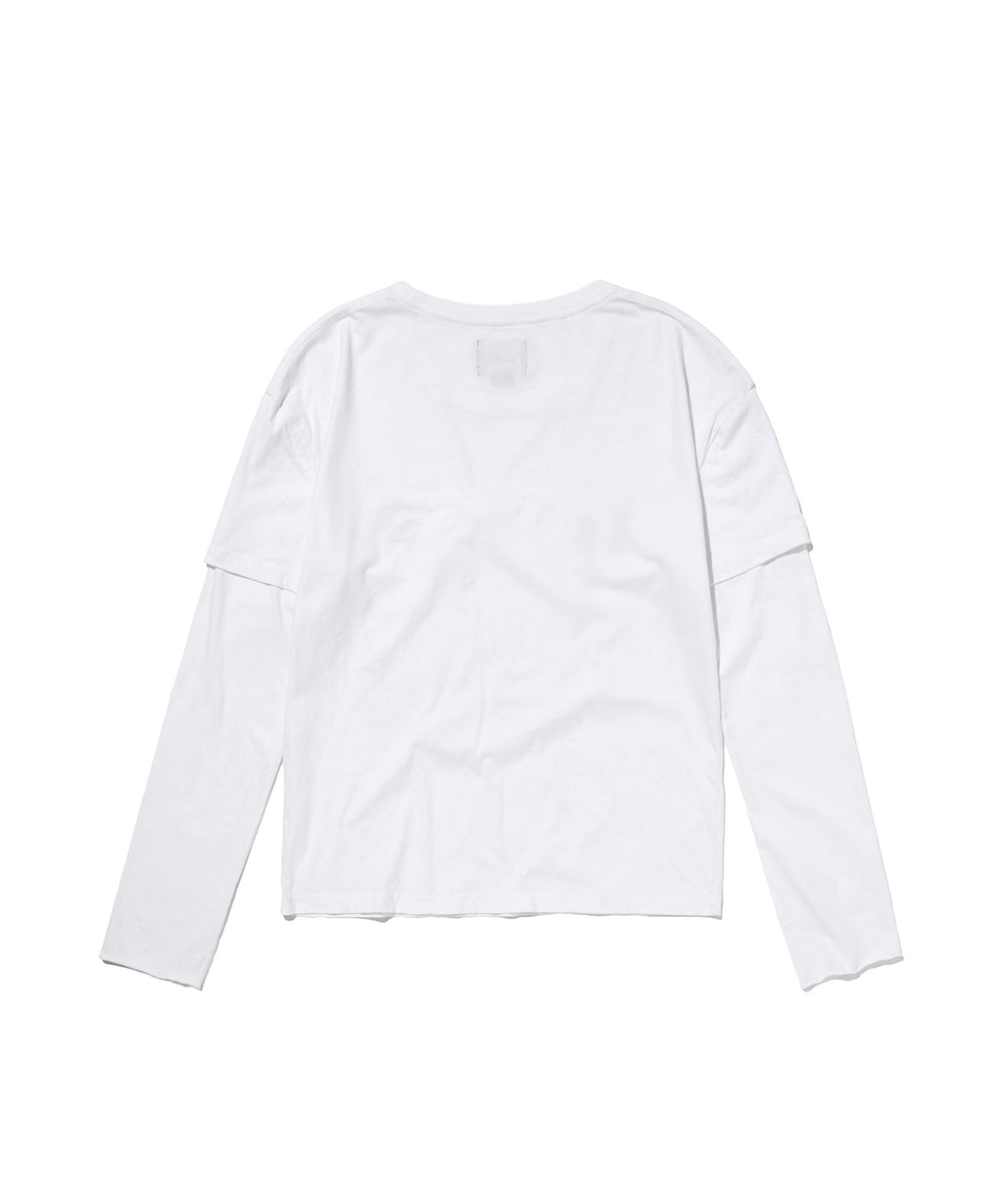 LAYERED LONG SLEEVE [WHITE]