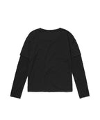 LAYERED LONG SLEEVE [BLACK]