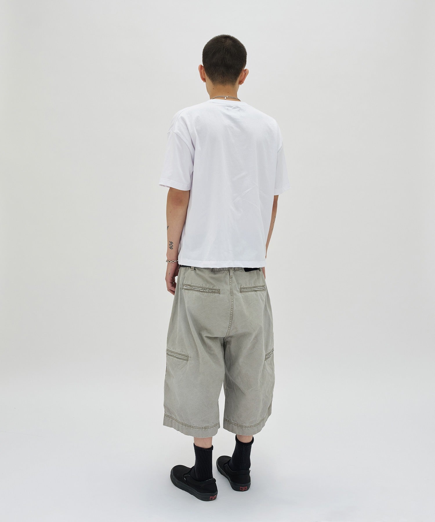 UTILITY CARGO SHORTS [GRAY]