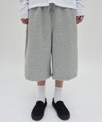 CUT EDGE SWEAT SHORTS [GRAY]