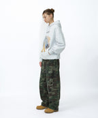 HUH!! HOODIE [MELANGE GRAY]