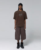CONTOUR DOUBLE KNEE SHORTS [BROWN]