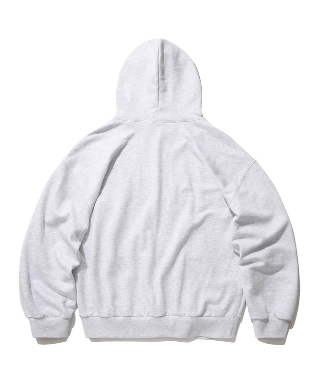 HUH!! LEOPARD HOODIE [MELANGE GRAY] Main Image