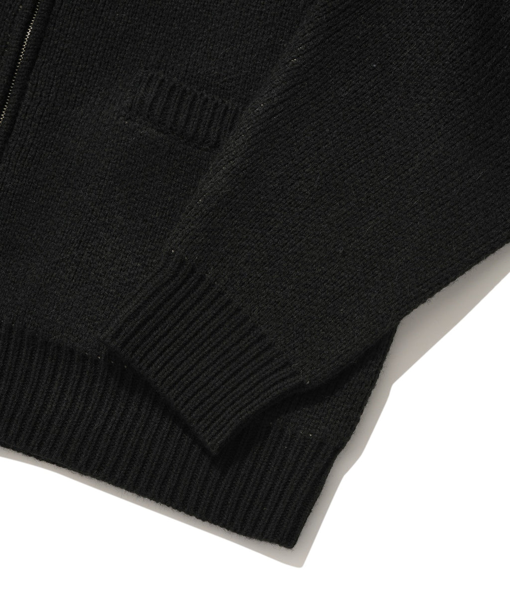 SKULL COWICHAN SWEATER [BLACK]